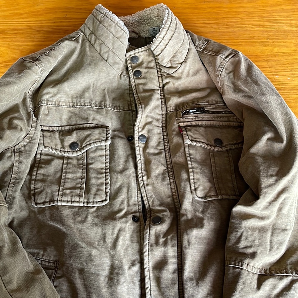 Levi’s tan jacket size medium